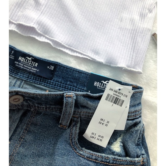 NWT Hollister High-Rise Shorts - Picture 4 of 4